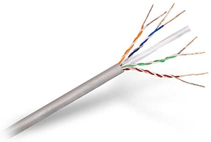 Nanocable Bobina de Cable de Red Cat6e UTP Rígido AWG24 305m Gris